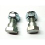 CAVALLETTI-Coppia Bulloni con Dado per Cavalletto Centrale per Moto Guzzi Stornello 125 Turismo e Sport 4 Marce, 160 Turismo ...