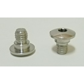 BULLONERIA-Distanzia-Rondelle-Anelli Seeger-Fascette.-Vite Cromata mm. 8X1,25 Schienalino Portapacchi per Moto Guzzi Nevada 3...