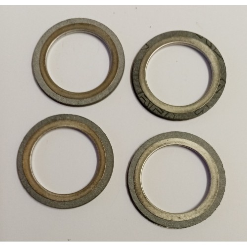 GUARNIZIONI-Kit 4 Guarnizioni Collettori Scarico per Moto Guzzi 350-400 GTS