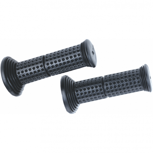 MANOPOLE-Coppia Manopole Nere per Moto Guzzi Vari Modelli da 350 a 1000