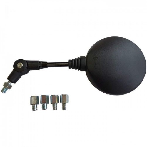 SPECCHI-Specchio Reclinabile DX-SX Universale Nero c/Attacchi mm 8-10 per Moto Guzzi Vari Modelli