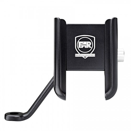 VARI-ACCESSORI-RICAMBI-ATTREZZI-Supporto Universale Alluminio Nero per Telefono