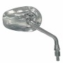 SPECCHI-Specchio Cromato Universale DX Lunghezza Asta mm 134 per Moto Guzzi Vari Modelli