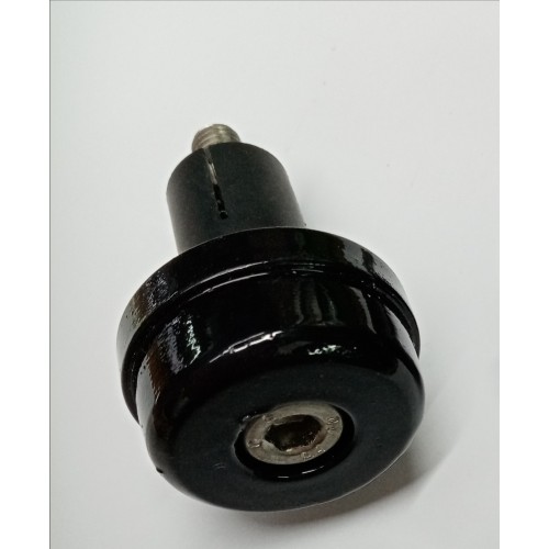 MASSE ANTIVIBRANTI-Massa Nera Terminale Manubrio Antivibrante per Moto Guzzi California 1000 III - 1100 EV Jackal-1100 Stone