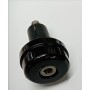 MASSE ANTIVIBRANTI-Massa Nera Terminale Manubrio Antivibrante per Moto Guzzi California 1000 III - 1100 EV Jackal-1100 Stone