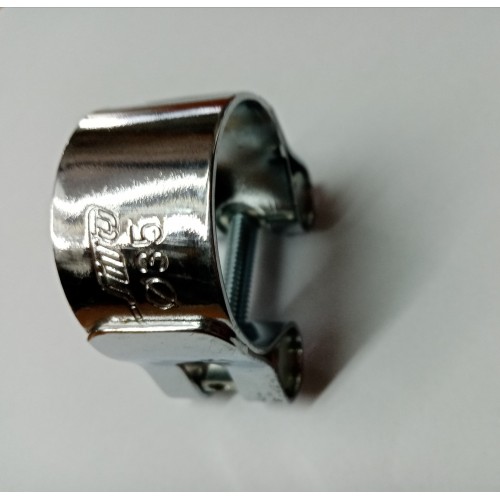 SILENZIATORI-Fascette-Boccole-Fascetta Cromata SITO Silenziatori per Moto Guzzi V35II-C V50II-C Nevada350-750