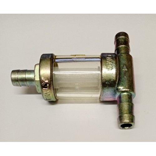 FILTRI, ARIA, OLIO, Scatole Filtri e Coperchi-Filtro Benzina-Olio " T " Smontabile in Metallo D. mm 8 per Moto Guzzi Tutti i ...