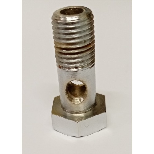 TUBAZIONE-OLIO-BENZINA-Bulloni Cavi Forati-Bullone Cavo Attacco Tubo Olio per Moto Guzzi Lodola 235 Airone 250 AM381-1 TA182