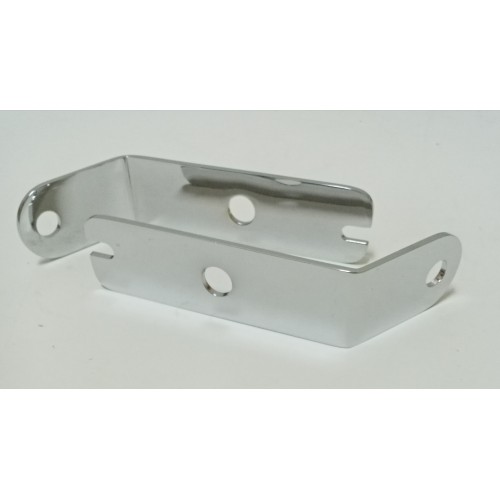 FRECCE-Coppia Staffe Cromate Porta Frecce Anteriore per Moto Guzzi V7 850 GT California