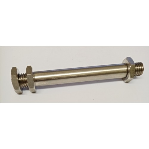 SILENZIATORI-Fascette-Boccole-Supporto Inox Lucido Filetto M12,1,5 per Vari Montaggi Frecce o altr