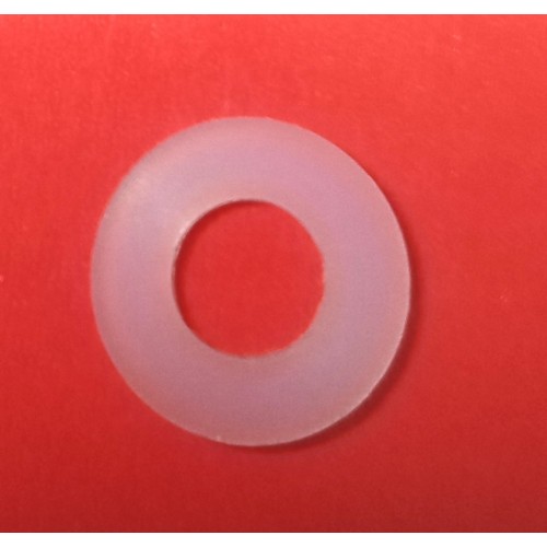 Rondelle-Piane-Elastiche-Zegrinate-Taglio-Rondella Bianca Nylon 6-16-1 Montaggi Vari