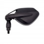 SPECCHI-Specchio Nero SX Sport Figo Supporto Altezza 6cm per Moto Guzzi da 350 a 1200
