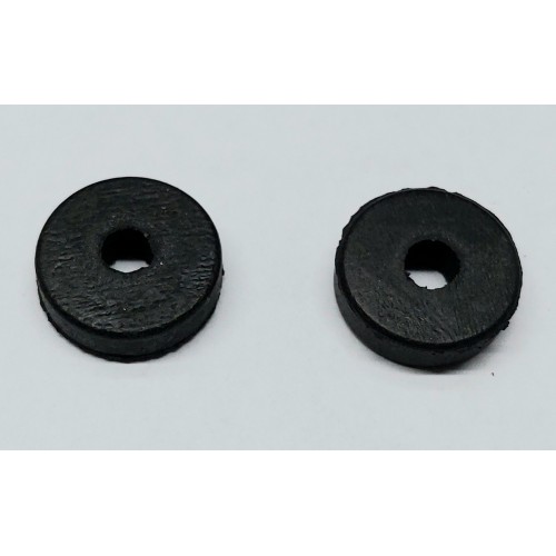 Rondelle - Borchie in Gomma-Plastica-Nylon-Kit Rondelle 2 Gomma Foro 5mm D.18X Spessore 5mm montaggi Varie per Moto Guzzi Var...