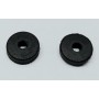 Rondelle - Borchie in Gomma-Plastica-Nylon-Kit Rondelle 2 Gomma Foro 5mm D.18X Spessore 5mm montaggi Varie per Moto Guzzi Var...