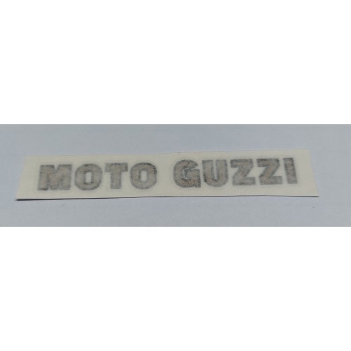 DECALCOMANIE - ADESIVI-ADESIVO ORO NERO  MOTO GUZZI  Cm 7 X 9 mm -