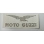 DECALCOMANIE - ADESIVI-Adesivo Oro Nero " Moto Guzzi Aquila SX " Cm 9,7 X 30,9mm