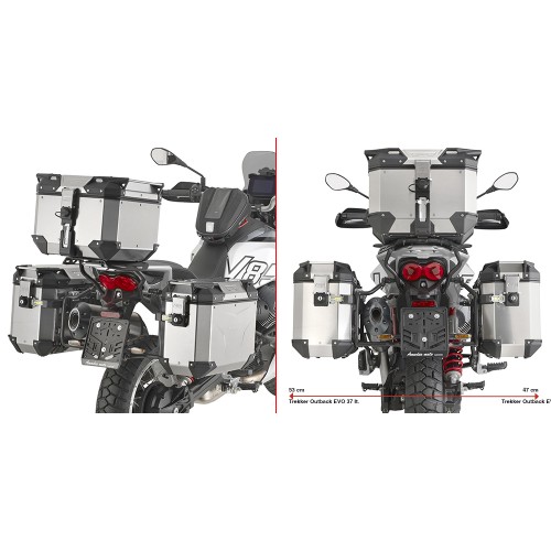 GIVI ACCESSORI-PORTAVALIGIE LATERALE MOTO GUZZI V85 TT (2024)