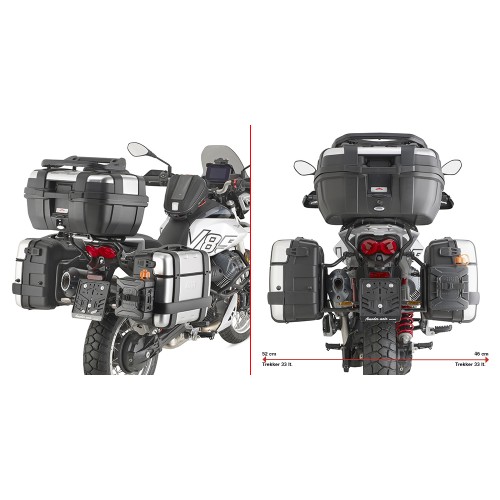 GIVI ACCESSORI-PORTAVALIGIE LATERALE MOTO GUZZI V85 TT (2024)