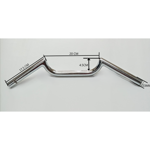 MANUBRI-Manubrio Sport Cromato per Moto Guzzi - Adattabile Stornello Turismo 125 4 Marce