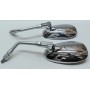 SPECCHI-Coppia Specchi Cromati D 10m Montati Su Varie Marche e Modelli Di Moto Guzzi Usati - AP063-1