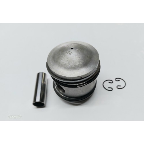 CILINDRI-PISTONI-FASCE ELASTICHE-Pistone D. 54,00 Spinotto D.15mm Completo di 4 Fasce Elastiche per Moto Guzzi 125 Stornello ...