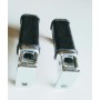 PEDANE-APPOGIAPIEDI-GOMMINI-Coppia Appoggiapiedi posteriori per Moto Guzzi V35 II III, 50 II III, 65 III SP e Modelli Custom