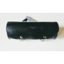 BORSE-BAULLETTI-VALIGE-Borsello a " Tubo " in Cuoio Nero, con Aquila incisa, costruzione Artigianale, made in Italy per tutti...