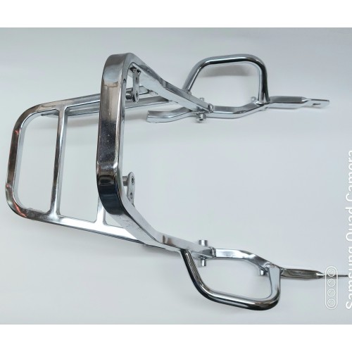 PORTAPACCHI - SCHIENALI - TELAIETTI-Portapacchi Nudo Cromato Schienalino Fisso per Moto Guzzi California 1000 III-1100 III - ...