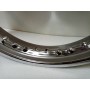 CERCHI-Raggi-Mozzi-PERNI RUOTA-Cerchio cromato posteriore originale per Moto Guzzi Florida 350 e 650, Nevada 350 750