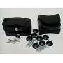 BORSE-BAULLETTI-VALIGE-Kit Sistema di Aggancio e Sgancio Rapido con Chiusura a Chiave per Valige - Borse con Base Rigida Per ...