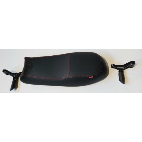 SELLE - COPRISELLA - Molle-Kit Sella Biposto Originale per Moto Guzzi V7 RACER,Special,Classic,Stone,Cafè,Racer,Comprende Sel...