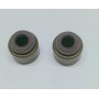DISTRIBUZIONE-CATENA-VALVOLE-GUIDE-PARAOLI VALVOLE-Coppia Paraolio cappellotto valvole per Moto Guzzi, Benelli, 350, 400, 500...