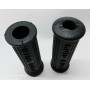 PEDANE-APPOGIAPIEDI-GOMMINI-Coppia Gomme Pedana Forate D. 21/18 Postereiore al Paraurt. per Moto Guzzi Vari Modelli V35-V50-V...