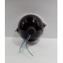 FARI ANTERIORI-Fanale Anteriore Callotta Nera Conica Metallica per Moto Guzzi Vari Modelli anche Storiche Lampada 60-55 -12,5