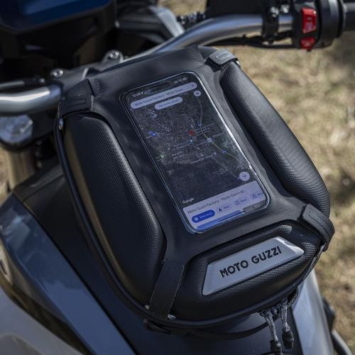BORSE-BAULLETTI-VALIGE-BORSA SERBATOIO NERA MOTO GUZZI V85 TT