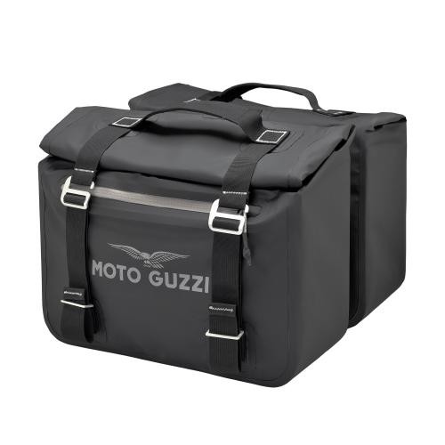 BORSE-BAULLETTI-VALIGE-BORSE LATERALI SOFT NERE MOTO GUZZI V7 E5+