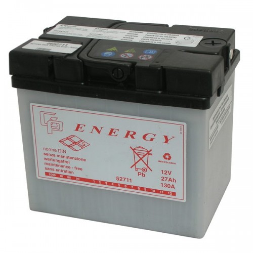 BATTERIA 6MC4 12V/27AH MOTO GUZZI