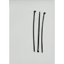 Fascette di Serraggio in Plastica-Kit 3 Fascette Fermacavo Nere in Nylon mm 300X4 BG451