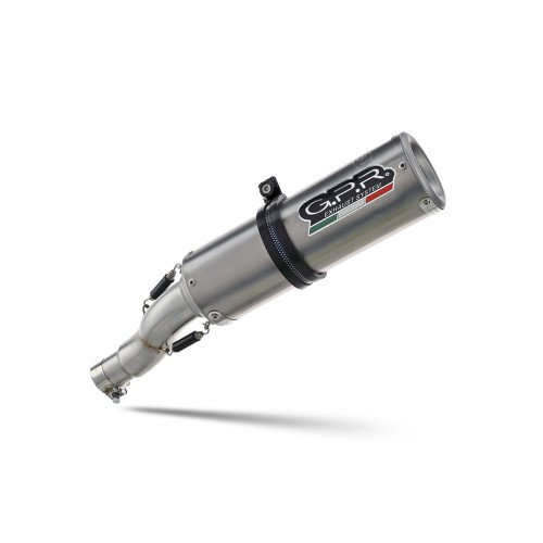 Silenziatori GPR-Scarico GPR compatibile con Moto Guzzi V85 TT 2021-2024 - M3 Titanium Natural