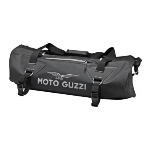 BORSE-BAULLETTI-VALIGE-ROLL BAG NERA MOTO GUZZI