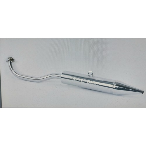 SILENZIATORI-Fascette-Boccole-Silenziatore Cromato per Moto Guzzi Zigolo 98 1° Serie - AL007