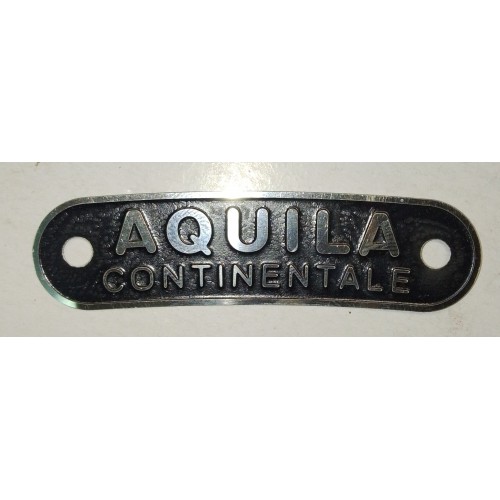 Home-Etichetta Targhetta AQUILA Selle Moto Storiche