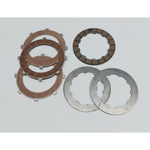 PARTI FRIZIONE-Serie 6 Dischi Frizione per Moto Guzzi Nibbio 50cc 5 Marce - BN023-1