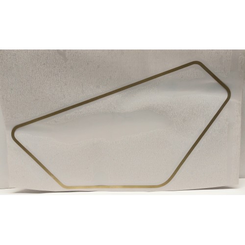 DECALCOMANIE - ADESIVI-Adesivo DX Filetto Oro Fianchetto DX per Moto Guzzi Florida 350-650 - BH042-4