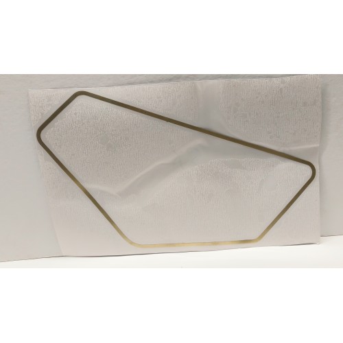 DECALCOMANIE - ADESIVI-Adesivo SX Filetto Oro Fianchetto per Moto Guzzi Florida 350-650 - BH042-5