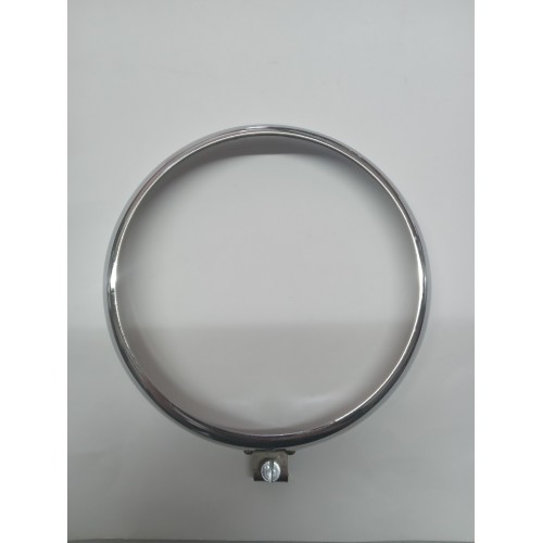 FARI ANTERIORI-Cornice Cromata Faro D.150mm per Moto Guzzi Vari Modelli Storici