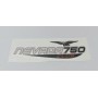 DECALCOMANIE - ADESIVI-Adesivo SX Grigio-Bianco-Nero Copriaccumulatore per Moto Guzzi Nevada 750 Club 2002-2003