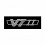 DECALCOMANIE - ADESIVI-Targhetta " V7 II " Destra o Sinistra Adesiva Fianchetto Copriaccumulatore per Moto Guzzi V7II STONE B...