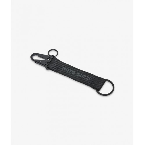 ABBIGLIAMENTO - CASCHI-ACCESSORI-Portachiavi Originale Essential Nero " Moto Guzzi " BI100-6 8L0052MNNBLK