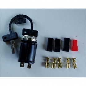 DISPOSITIVI ELETTRICI-Commutatori-Interruttore Accensione 4 Attacchi per Moto Guzzi da 350 a 750 Tutti Modelli fino al '03-85...
